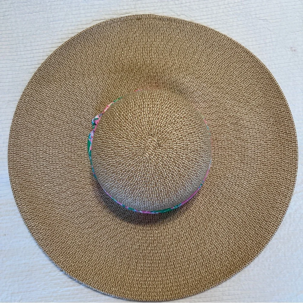 Lilly Pulitzer straw hat Journey to the Jungle